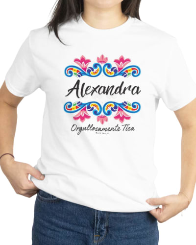 Camiseta unisex Costa Rica diseño original personalizable