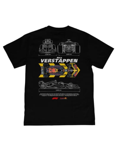 Camiseta fórmula 1 algodón 100% unisex