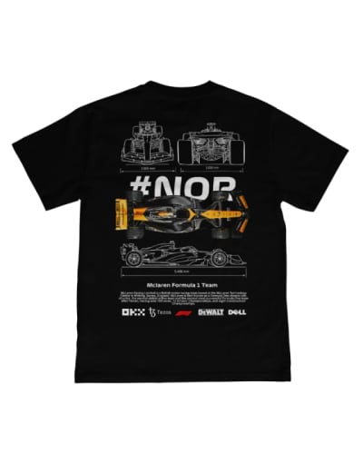 Camiseta fórmula 1 algodón 100% unisex