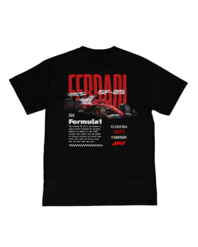 Camiseta fórmula 1 algodón 100% unisex