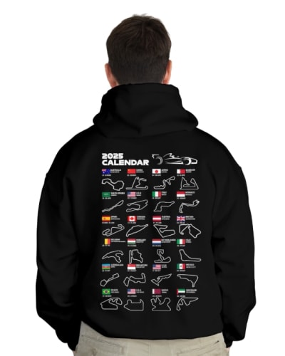 Hoddie fórmula 1 unisex