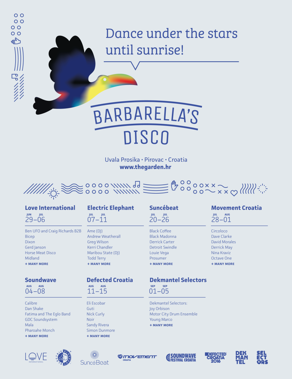 Barbarellas Disco program