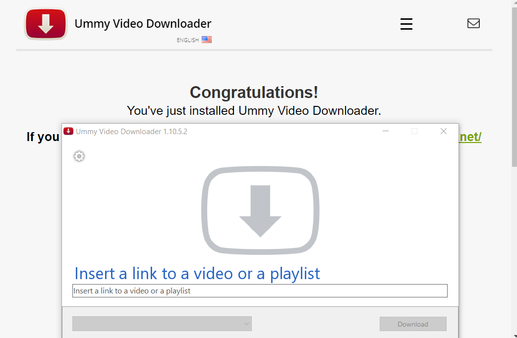 ummy video downloader download button not working