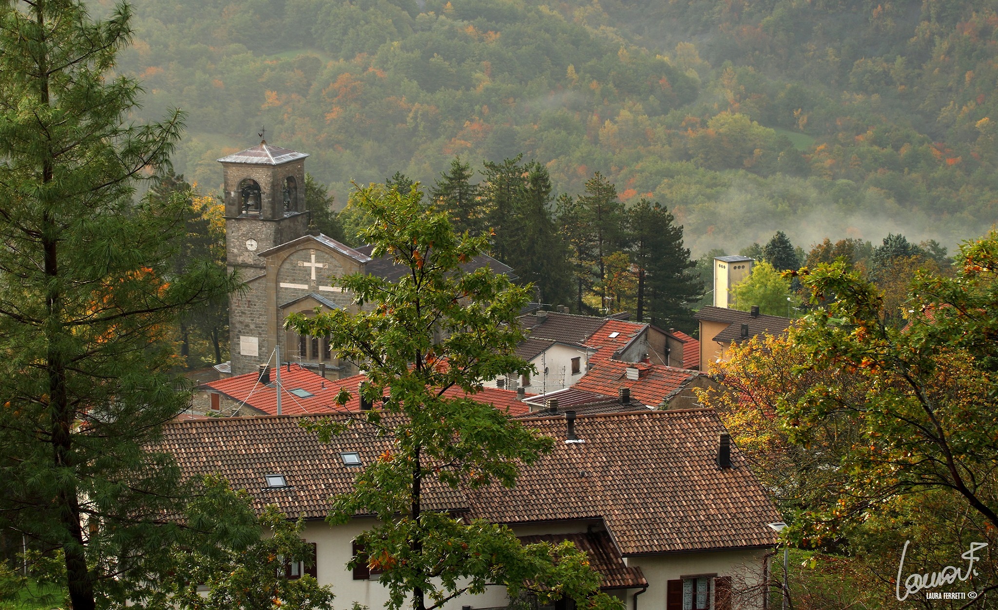 Collagna dall'alto