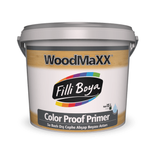 WoodMaXX® Color Proof® Primer Su Bazlı Dış Cephe Ahşap Boyası Astarı
