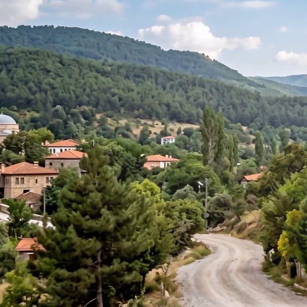Dağ eteğinde yerel yerleşim