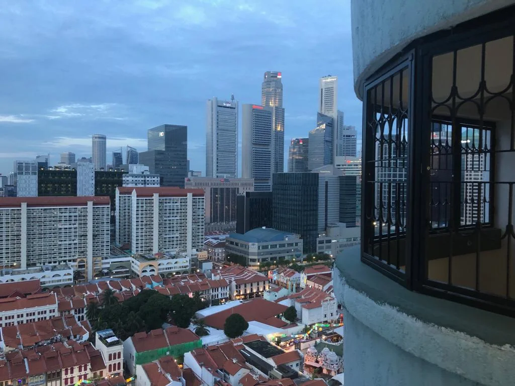 Unblocked view of Singapore CBD 