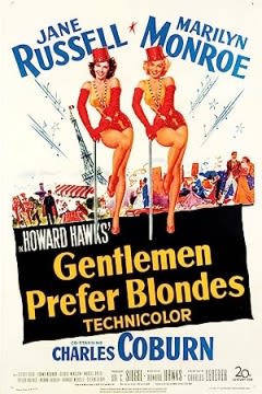 Filmposter van de film Gentlemen Prefer Blondes