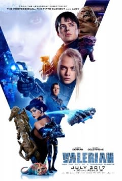 Filmposter van de film Valerian and the City of a Thousand Planets