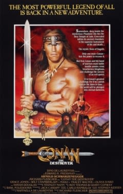 Filmposter van de film Conan the Destroyer