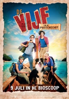 Filmposter van de film De Vijf en de Piratenschat