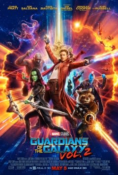 Filmposter van de film Guardians of the Galaxy Vol. 2 (2017)