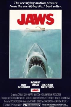 Filmposter van de film Jaws (1975)