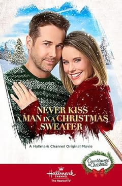 Filmposter van de film Never Kiss a Man in a Christmas Sweater (2020)