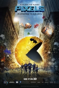 Filmposter van de film Pixels (2015)