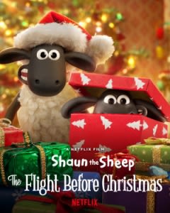 Filmposter van de film Shaun the Sheep: The Flight Before Christmas