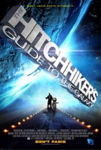 Filmposter van de film The Hitchhiker's Guide to the Galaxy