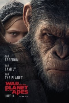 Filmposter van de film War for the Planet of the Apes