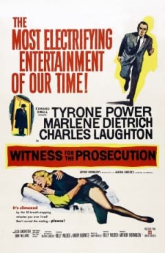 Filmposter van de film Witness for the Prosecution