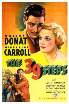 Filmposter van de film The 39 Steps Filmposter van de film The 39 Steps