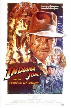 Filmposter van de film Indiana Jones and the Temple of Doom Filmposter van de film Indiana Jones and the Temple of Doom