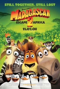 Filmposter van de film Madagascar: Escape 2 Africa Filmposter van de film Madagascar: Escape 2 Africa