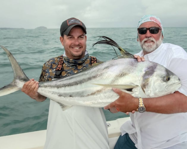 Classic photo from Papa's Pilar! #Fishing #LiveTheLegend #Adventure #FinandField #PapasPilar #Grundens