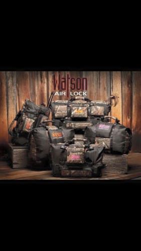 Watson Airlock
Today's hunters are very serious about scent control as well as keeping their thousands of dollars in gear safe and dry in the field or during transport. Watson Airlock has the best bags and packs for almost any situation you can think of. Check them out today and get your airlock for your next adventure.