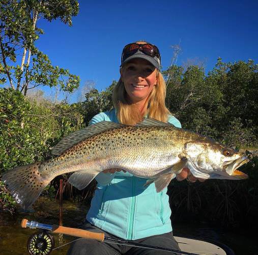 Treasure Coast Trout! Way to go Meredith. #Fishing #Adventure #VeroBeach #FinandField