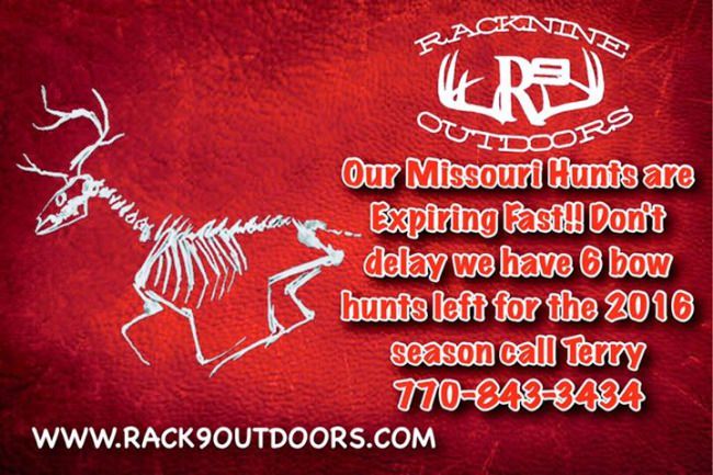 Best bow hunt out there for the money!! I saw over 50 deer last year in the 120-130 ranch,that means 130-150 this year! Call Terry Today.