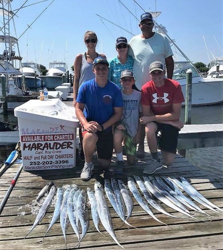 Marauder Sport Fishing Charters has been having fun with Ribbon fish. Book your #OBX fishing adventure #FinandField