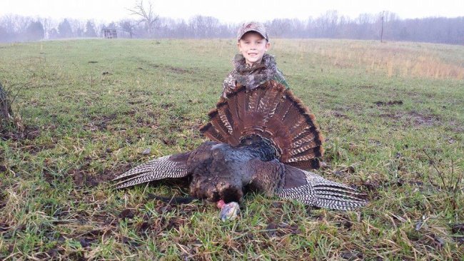 Well done young man! Well done. Buck Commander #TurkeyTuesday #Hunting #Turkey #FinandField.