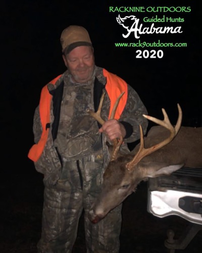 Big Congrats to Greg on his 1st buck in 12yrs and his biggest to date!!! #bookyourrackninehunt #alabamadeerhunting #deerhunting #rack9outdoors