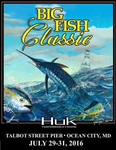 Biggest Fish Wins! Have you signed up for Huk Big Fish Classic yet? If you aren't fishing, then stop by Talbot Street and M.R. Ducks to watch the action! #OC #OCMD #Fishing #BigFishClassic #Huk #FinandField #MRDucks