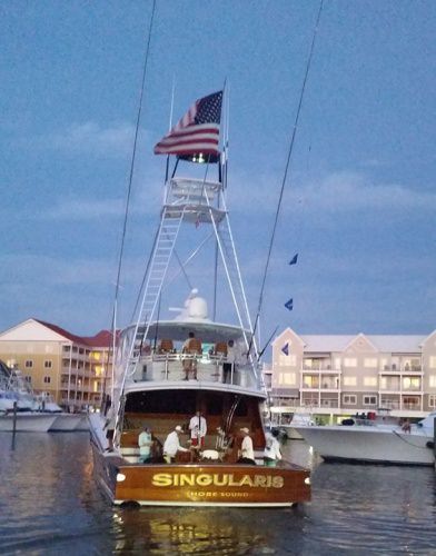 Never know what will come to the scales at the White Marlin Open.  If you don't want to miss the fun, then head down to 14th Street August 5-9, 2019. Scales open at 4 pm. #WMO #OceanCity #Maryland #WhiteMarlinOpen #FinandField #SeeUThree