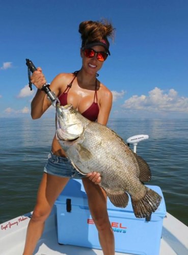 Fishing with Luiza lands a monster.

#Fishing | #Hunting | #FinandField