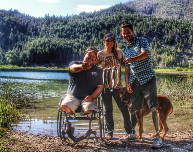 Well done Carlos, Dan, and Kristy Titus! Wounded Warrior Outdoors #USA #Marines #Fishing #FinandField
