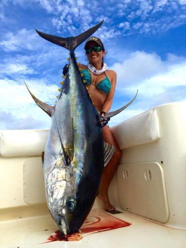 Fishing Adventure! This monster took 3 anglers 6.5 hours to reel in. #BookAFishingAdventure #FinandField #DreamBig2016