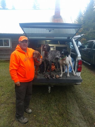 Another good day two grouse and one woodcock. Saw 12 grouse and 4 woodcock