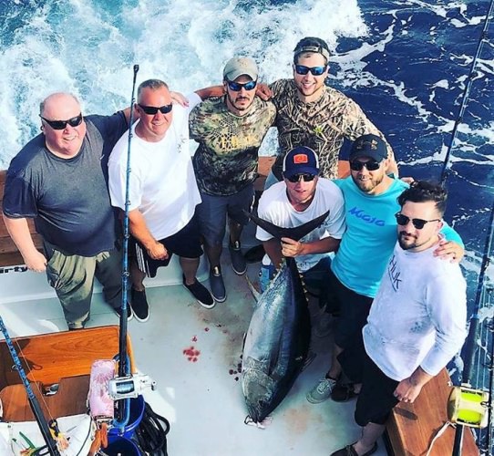 Nice day fishing with No Quarter Sportfishing! #Bigeye, #WhiteMarlin, and #Yellowfins. Book your #NoQuarter fishing adventure at Fin & Field! #Fishing #OCMD #FinandField