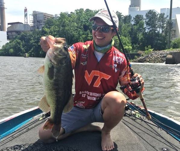 Cantley Krafft landed this beast with his Cajun Custom Rods Voodoo series spinning rod while fishing on the James River. #Fishing #CajunCustomRods #Voodoo #JamesRiver #VA #VaTech #FinandField
