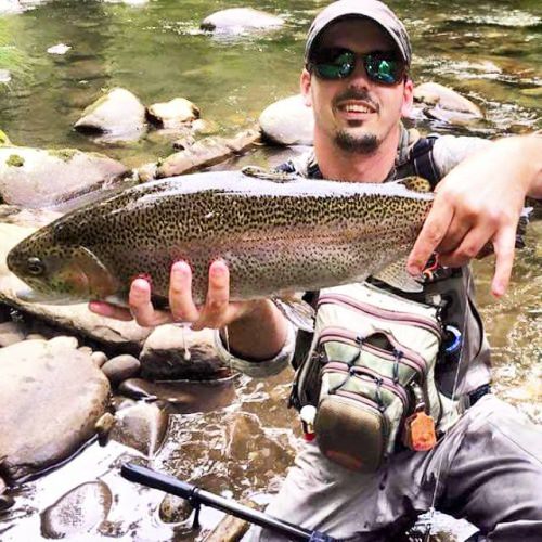 Fly fishing in Western North Carolina! #Fishing #FlyFishing #NC #USA #FinandField
