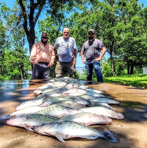 Phillip and his two sons fishing with D&K Guide Service on Lake Eufaula. Man we had one of those fish slinging days today. Summer bite is heating up for sure. Had a blast with y'all guys. Fish were caught on structure in 4 to 8 feet. Looking forward to our next adventure gentleman see you guys for the September bite.