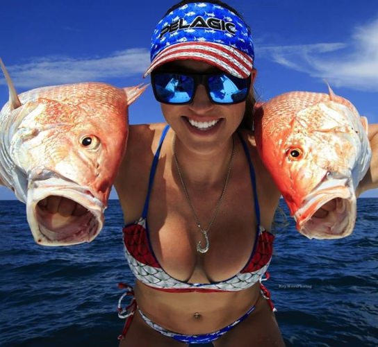 Two for Tuesday! Red Snappers for Amber Marchant.
#PelagicGirl Pelagic #GirlsWhoFish #TwoForTuesday #FinandField