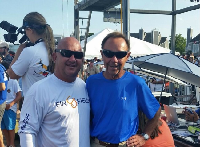 Scenes from today's weigh in. Tea Sea Ann weighing a dolphin and the new 3rd place tuna by Sea Mistress. Fin & Field partner boat, Game On, made it to the scales with a white marlin. #whitemarlinopen #WMOOC #fishing