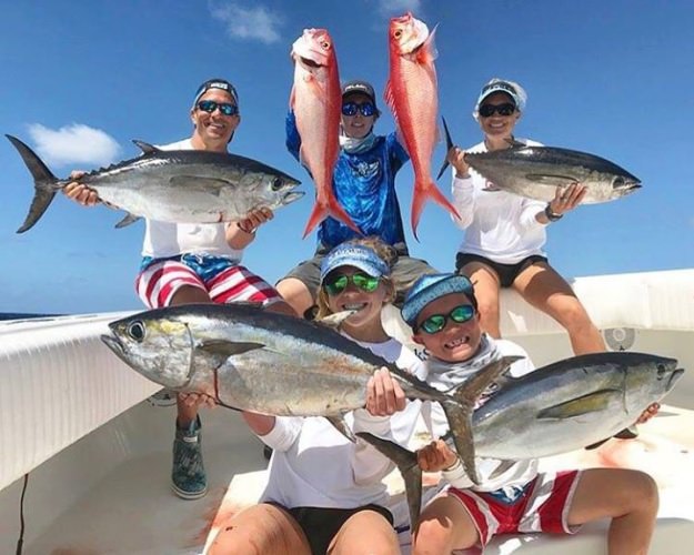 Making Memories! Capt. Nick Stanczyk has a family full of smiles and boat full of fish.

#Fishing | #PELAGICWORLDWIDE | #Islamorada | #FinandField