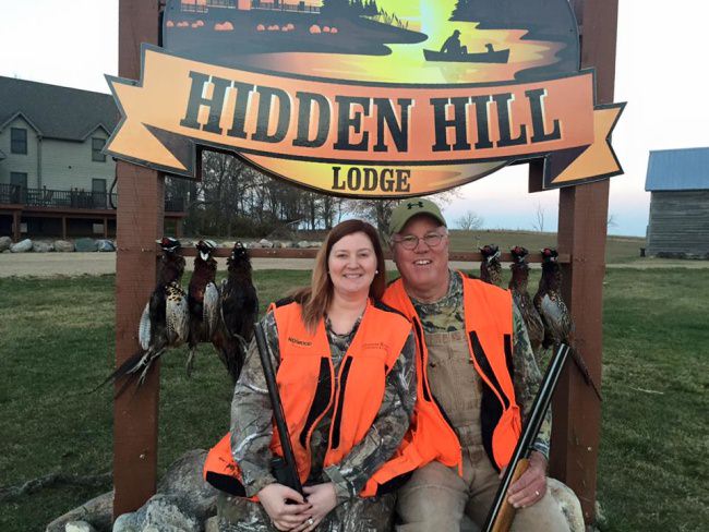 How did you spend your anniversary? Bet it wasn't hunting. But you can book your Hidden Hill Lodge hunt at www.finandfield.com.  #Hunting #SouthDakota #HiddenHill #FinandField