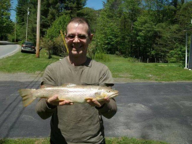 a nice brown from brownsville brook in windsor vt...thanks lord...