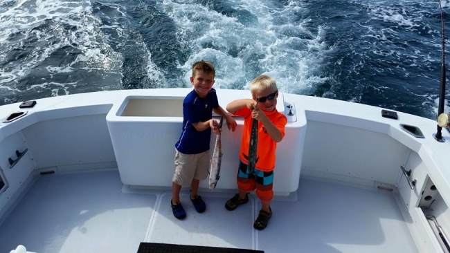 Never too young to get them started enjoying outdoor adventure! #Fishing #FinandField