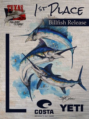The Texas Billfish Classic has some pretty awesome trophies. Where would you hang one of these works of art? Make sure you are entered, the tournament takes place in Freeport, Texas in just a few weeks!